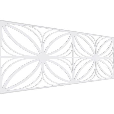 Ekena Millwork Set of Four Panels for 94 1/2"W x 36 1/4"H Otis Fretwork Wainscot Wall Paneling WPKP18X01X47OTS